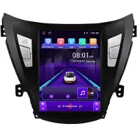 Happiq Autoradio avec Bluetooth et CarPlay pour Hyundai Elantra Avante i35 (2011-2013) – Compatible avec Apple et Android – Système stéréo – Système de navigation – 1 Go de RAM, 32 Go de mémoire interne