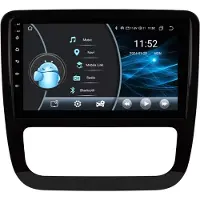 Happiq Autoradio avec Bluetooth et CarPlay pour VW Volkswagen Scirocco (2008-2013) – Compatible avec Apple et Android – Système stéréo – Système de navigation – 2 Go de RAM, 32 Go d'espace de stockage