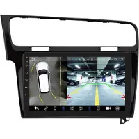 Happiq Autoradio Bluetooth avec caméra - Carplay - Pour VW Golf 7 (2013-2017) - Compatible avec Apple et Android - Stéréo - Navigation - Système de navigation pour voiture