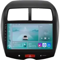 Happiq Autoradio avec Bluetooth et CarPlay pour Mitsubishi ASX (2010-2018) – Compatible avec Apple et Android – Système stéréo – Système de navigation – 1 Go de RAM, 32 Go de mémoire
