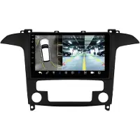 Happiq Autoradio avec Bluetooth et CarPlay pour Ford S-Max (2007-2015) – Compatible avec Apple et Android – Système stéréo – Système de navigation