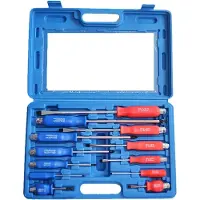 Silver Tournevis à tête battante 12pcs/silber