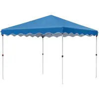 Happyment Valora Pop-up Gazebo 3x3 m - Pavillon & Tente de réception - Imperméable - UV 50+ - Jardin, terrasse & plage - Bleu