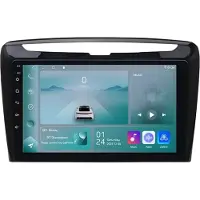 Happiq Autoradio avec Bluetooth et CarPlay pour Lancia Ypsilon (2012-2020) – Compatible avec Apple et Android – Système stéréo avec système de navigation – 1 Go de RAM, 32 Go de mémoire