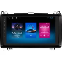 Happiq Autoradio avec Bluetooth et CarPlay pour Mercedes-Benz B200 / Sprinter W906 / Viano / Vito W639 – compatible avec Apple et Android – chaîne stéréo avec système de navigation