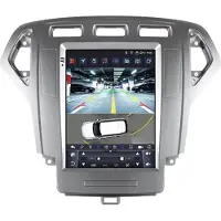 Happiq Autoradio avec Bluetooth et CarPlay pour Ford Mondeo MK4 / Galaxy (2007-2010) – Compatible avec Apple et Android – Système stéréo – Système de navigation – Série S