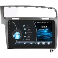 Happiq Autoradio avec Bluetooth et CarPlay pour VW Golf 7 (2013-2017) – compatible avec Apple et Android – système stéréo avec système de navigation – 2 Go de RAM, 32 Go de mémoire interne