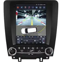 Happiq Autoradio avec Bluetooth et CarPlay pour Ford Mustang (2010-2014) – Compatible avec Apple et Android – Système stéréo – Système de navigation
