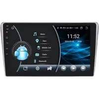 Happiq Autoradio avec Bluetooth et CarPlay pour Toyota Avensis T25 (2002-2008) – Compatible avec Apple et Android – Système stéréo – Système de navigation – 2 Go de RAM, 32 Go de mémoire interne