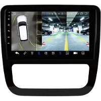 Happiq Autoradio avec Bluetooth et caméra – CarPlay – Pour VW Volkswagen Scirocco (2008-2013) – Compatible avec Apple et Android – Système stéréo – Navigation – Système de navigation
