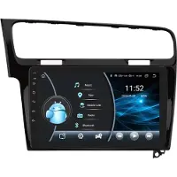 Happiq Autoradio avec Bluetooth et CarPlay pour VW Golf 7 (2013-2017) – compatible avec Apple et Android – système stéréo avec système de navigation – 2 Go de RAM, 32 Go de mémoire interne