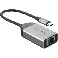 Hyper Adaptateur USB-C vers RJ45 2,5 Gbps Argent