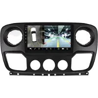 Happiq Autoradio avec Bluetooth et CarPlay pour Nissan NV400, Opel Movano et Renault Master III (2010-2021) – compatible avec Apple et Android – système stéréo avec système de navigation
