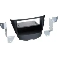 ACV Adaptateur de façade 2-DIN pour avec vide poche Hyundai Veloster 2011 > noir