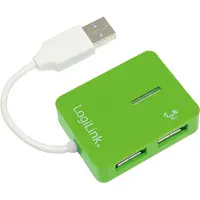 2Direct Hub USB 2.0 Smile, 4 ports, grn