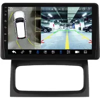 Happiq Autoradio avec Bluetooth et caméra – CarPlay – Pour Renault Clio 2 (2000-2012) – Compatible avec Apple et Android – Système stéréo – Navigation – Système de navigation