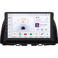 Happiq Autoradio avec Bluetooth et CarPlay pour Mazda CX-5 (2012-2015) – Compatible avec Apple et Android – Système stéréo avec système de navigation (6 Go/64 Go)