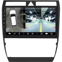 Happiq Autoradio avec Bluetooth et CarPlay pour Audi A6 C5/RS6/S6 (1997-2004) – Compatible avec Apple et Android – Système stéréo – Navigation – Système de navigation