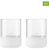 Blomus Porte Bougie Chauffe Plat Blomus Calma Lily White (Lot de 2)