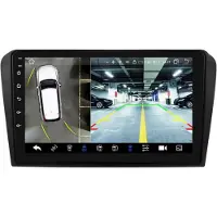 Happiq Autoradio avec Bluetooth et CarPlay pour Mazda 3 (2004-2009) – compatible avec Apple et Android – système stéréo avec système de navigation