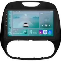 Happiq Autoradio avec Bluetooth et CarPlay pour Renault Kaptur/Captur (2016-2019) – Compatible avec Apple et Android – Système stéréo – Système de navigation – 1 Go de RAM, 32 Go de mémoire interne