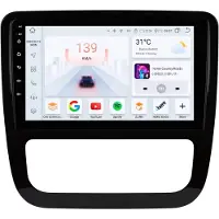 Happiq Autoradio avec Bluetooth et CarPlay pour VW Volkswagen Scirocco (2008-2013) – Compatible avec Apple et Android – Système stéréo – Système de navigation – 3 Go de RAM, 32 Go d'espace de stockage