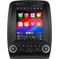 Happiq Autoradio avec Bluetooth et CarPlay pour Dodge Durango (2014-2020) – Compatible avec Apple et Android – Système stéréo – Système de navigation – 2 Go de RAM, 32 Go d'espace de stockage