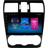 Happiq Autoradio avec Bluetooth et CarPlay pour Subaru Forester Mk4, Impreza XV, Crosstrek (2012-2015) – Compatible avec Apple et Android – Système stéréo – Système de navigation – 1 Go/16 Go