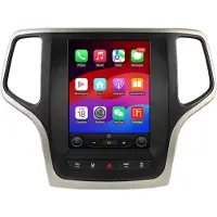 Happiq Autoradio avec Bluetooth et CarPlay pour Jeep Grand Cherokee (2014-2022) – Compatible avec Apple et Android – Système stéréo – Système de navigation – 2 Go de RAM, 32 Go d'espace de stockage