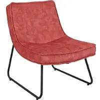 OEM Happyment Velours Chaise Relax - Fauteuils Lounge pour adultes - Rose Blush - Avec Accoudoirs - Meubles de Salon Moderne