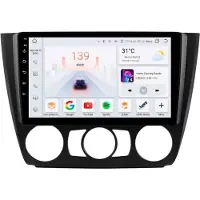 Happiq Autoradio avec Bluetooth et CarPlay pour BMW Série 1 (E81/E82/E87/E88) (2004-2011) – Compatible avec Apple et Android – Système stéréo – Système de navigation – 4 Go de RAM, 32 Go de mémoire interne