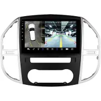 Happiq Autoradio avec Bluetooth et caméra – CarPlay – Pour Mercedes-Benz Vito W447 (2014–2021) – Compatible avec Apple et Android – Système stéréo – Navigation – Système de navigation