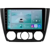 Happiq Autoradio avec Bluetooth et CarPlay pour BMW Série 1 (E81/E82/E87/E88) (2004-2011) – Compatible avec Apple et Android – Système stéréo – Système de navigation – 1 Go de RAM, 32 Go de mémoire