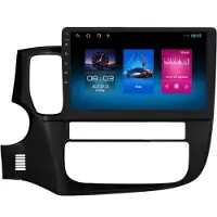 Happiq Autoradio avec Bluetooth - Carplay - Pour Mitsubishi Outlander 3 (2012-2018) - Compatible avec Apple et Android - Stéréo - Navigation - Système de navigation pour voiture - 1 Go 16 Go