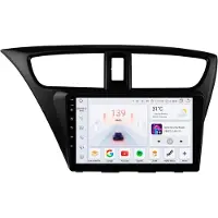 Happiq Autoradio avec Bluetooth et CarPlay pour Honda Civic 9 (2012-2017) – Compatible avec Apple et Android – Système stéréo – Système de navigation – 4 Go de RAM, 32 Go de mémoire interne