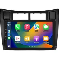 Happiq Autoradio avec Bluetooth et CarPlay pour Toyota Yaris (2005-2012) – Compatible avec Apple et Android – Système stéréo – Système de navigation – 2 Go de RAM, 32 Go d'espace de stockage