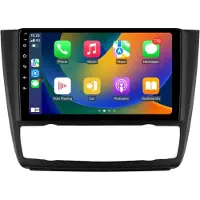 Happiq Autoradio avec Bluetooth et CarPlay pour BMW Série 1 (E81/E82/E87/E88) (2004-2011) – Compatible avec Apple et Android – Système stéréo – Système de navigation – 2 Go de RAM, 32 Go de mémoire interne