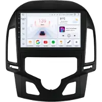Happiq Autoradio avec Bluetooth et CarPlay pour Hyundai i30Bij MT (2006-2011) – Compatible avec Apple et Android – Système stéréo avec système de navigation – 4 Go de RAM, 32 Go de mémoire