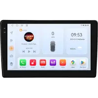 Happiq Autoradio avec Bluetooth et CarPlay – pour Citroën Berlingo B9 et Peugeot Partner (2008-2019) – compatible avec Apple et Android – chaîne stéréo – système de navigation – 3 Go de RAM, 32 Go de mémoire