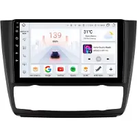 Happiq Autoradio avec Bluetooth et CarPlay pour BMW Série 1 (E81/E82/E87/E88) (2004-2011) – Compatible avec Apple et Android – Système stéréo – Système de navigation – 3 Go de RAM, 32 Go de mémoire interne