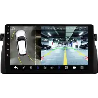 Happiq Autoradio avec Bluetooth et caméra – CarPlay – Pour BMW E46 M3 318/320/325/330/335 – Compatible avec Apple et Android – Système stéréo – Navigation – Système de navigation automobile