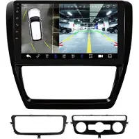 Happiq Autoradio avec Bluetooth et CarPlay pour Volkswagen VW Jetta 6 (2011-2018) – Compatible avec Apple et Android – Système stéréo – Système de navigation