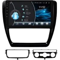 Happiq Autoradio avec Bluetooth et CarPlay pour Volkswagen VW Jetta 6 (2011-2018) – Compatible avec Apple et Android – Système stéréo – Système de navigation – 2 Go de RAM, 32 Go de mémoire interne
