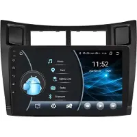 Happiq Autoradio avec Bluetooth et CarPlay pour Toyota Yaris (2005-2012) – Compatible avec Apple et Android – Stéréo – Système de navigation – Série S – 2 Go de RAM / 32 Go de mémoire