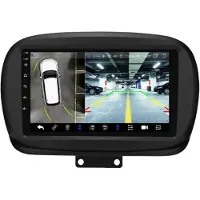 Happiq Autoradio avec Bluetooth et caméra – CarPlay – Pour Fiat 500X (2014-2020) – Compatible avec Apple et Android – Système stéréo – Navigation – Système de navigation