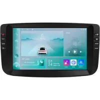Happiq Autoradio avec Bluetooth et CarPlay pour Fiat Linea & Punto EVO (2012-2015) – Compatible avec Apple et Android – Système stéréo – Système de navigation – 1 Go de RAM, 32 Go de mémoire interne