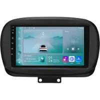 Happiq Autoradio avec Bluetooth et CarPlay pour Fiat 500X (2014-2020) – Compatible avec Apple et Android – Système stéréo – Système de navigation – 1 Go de RAM, 32 Go de mémoire