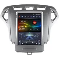 Happiq Autoradio avec Bluetooth et CarPlay pour Ford Mondeo MK4 / Galaxy (2007-2010, climatisation automatique) – Compatible avec Apple et Android – Stéréo – Système de navigation – 4 Go/32 Go