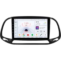 Happiq Autoradio avec Bluetooth et CarPlay pour Fiat Doblo (2015-2019) – Compatible avec Apple et Android – Système stéréo avec système de navigation – 4 Go de RAM, 32 Go d'espace de stockage