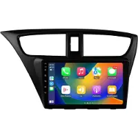Happiq Autoradio avec Bluetooth et CarPlay pour Honda Civic 9 (2012-2017) – Compatible avec Apple et Android – Système stéréo – Système de navigation – 2 Go/32 Go